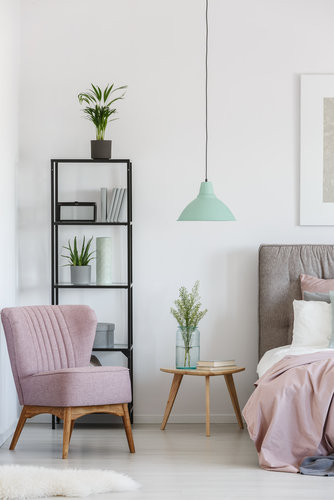 Trendy pink bedroom 2019